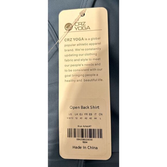 CRZ Yoga Top Size Medium - Picture 3 of 4